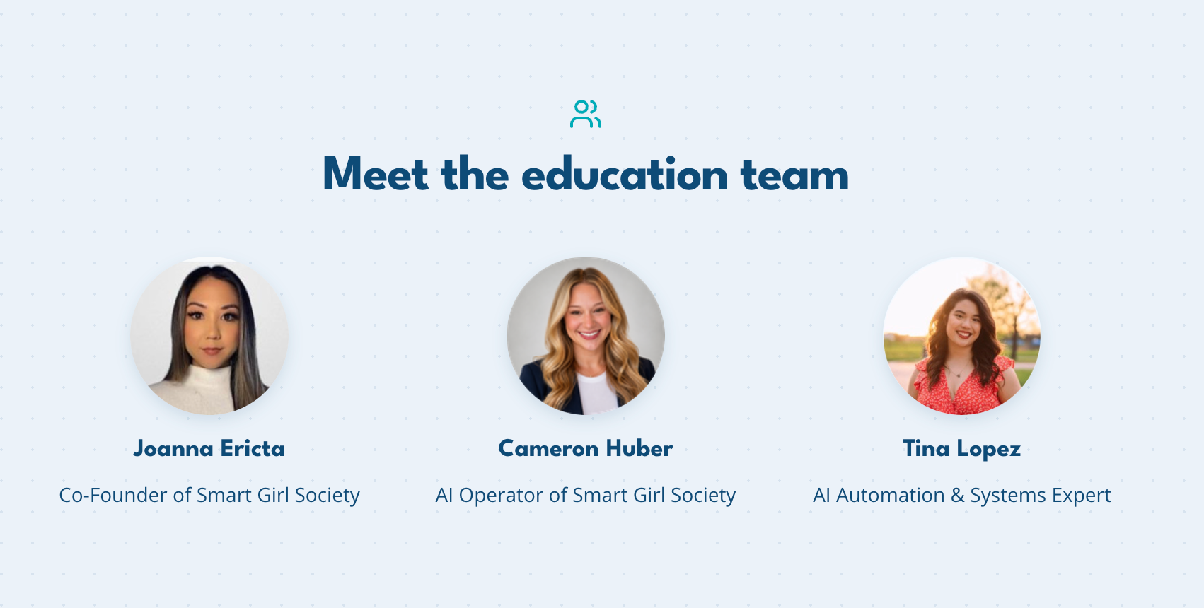 Your education team